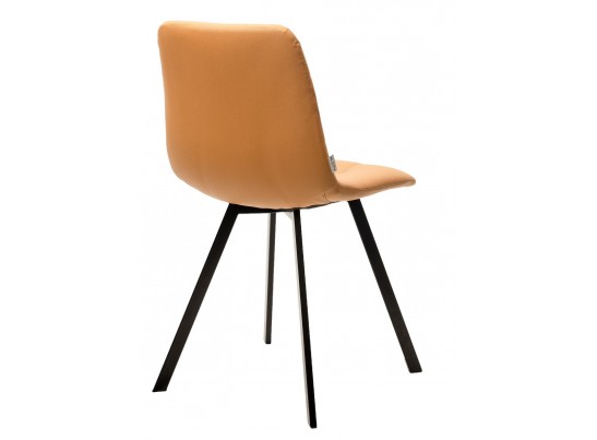 Стул CHILLI-Q SQUARE Oracul 542 Темно-желтый, экокожа PU / черный каркас, в Набережных Челнах