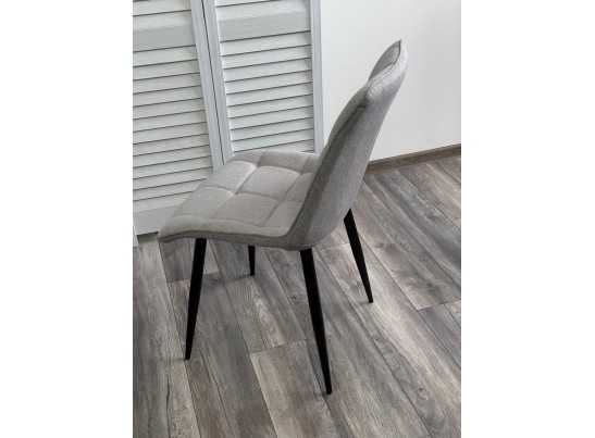 Стул CHIC VF-19/ VF-20 светло-серый/ серый/ черный каркас, ткань в Набережных Челнах