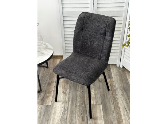 Стул COMO UF998-16 темно-серый, букле / черный каркас / Товарный знак DISAUR в Набережных Челнах
