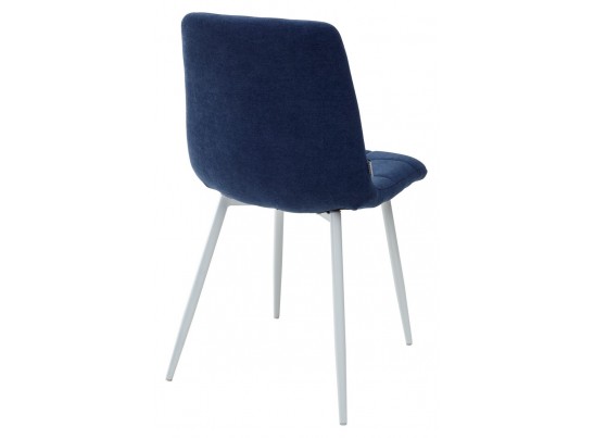 Стул CHILLI UF860-14B полночный синий, ткань/ белый каркас в Набережных Челнах