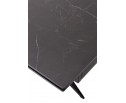 Стол FORIO 160 MATT BLACK MARBLE SOLID CERAMIC / BLACK, ®DISAUR в Набережных Челнах