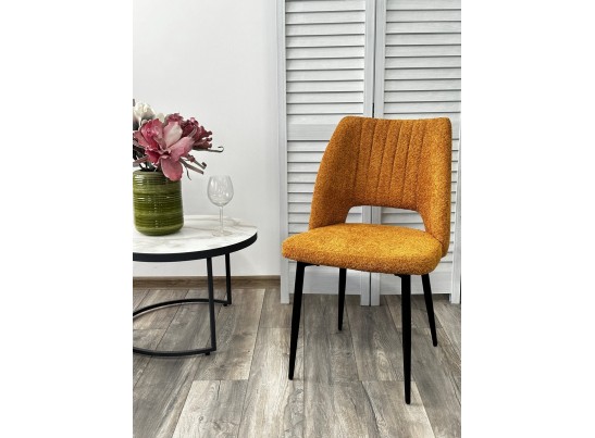 Стул LONDON UF998-06 бронза, букле / черный каркас / Товарный знак DISAUR в Набережных Челнах