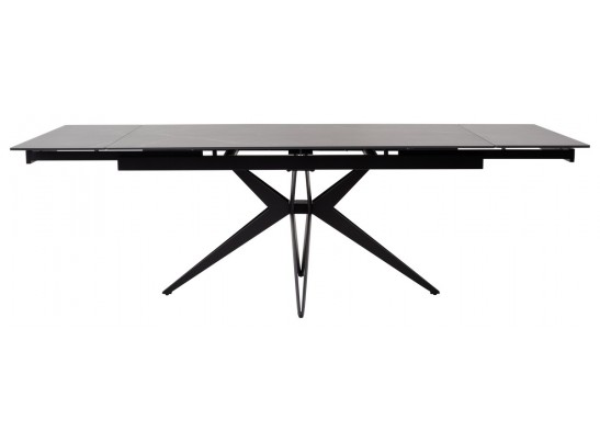 Стол FORIO 160 MATT BLACK MARBLE SOLID CERAMIC / BLACK, ®DISAUR в Набережных Челнах