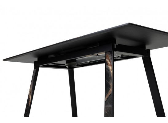 Стол Франк 180 МЕЙДЖИК стекло / ЧЕРНЫЙ в Набережных Челнах