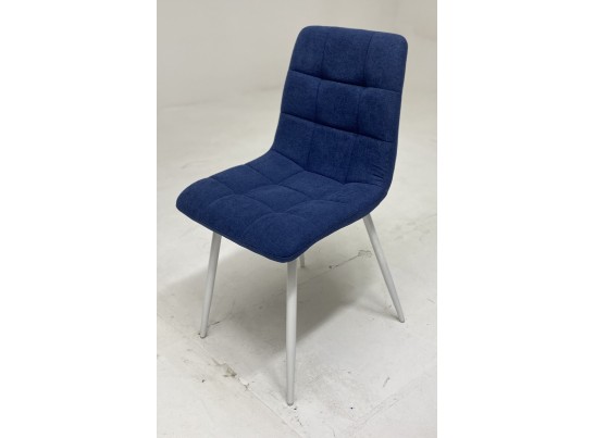 Стул CHILLI UF860-14B полночный синий, ткань/ белый каркас в Набережных Челнах