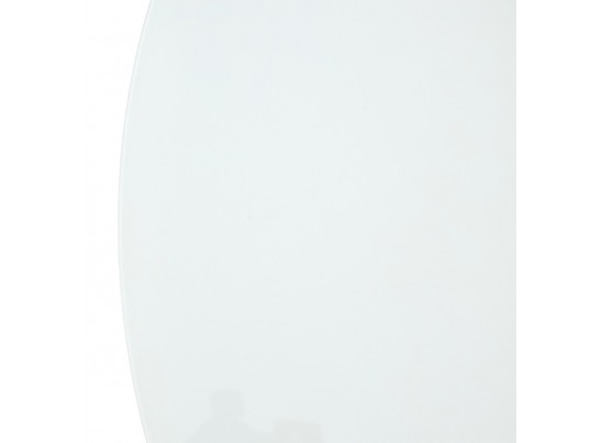 Стол ВЕГА D100 Белый, стекло/ белый каркас в Набережных Челнах