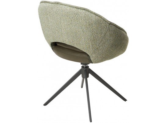 Стул ANABEL 360 град. поворот Зеленый F07-003-01 / MONTECRISTO 8421 / серый каркас, ®DISAUR