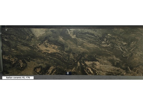 Стол CREMONA 140 KL-176, итальянская керамика/ черный каркас, ®DISAUR в Набережных Челнах