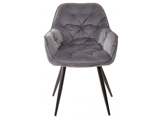 Стул MALTA BLUVEL-14 GREY, велюр M-City в Набережных Челнах
