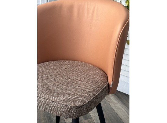 Стул МОНЕ MELANGE 290 рогожка / ENZO 210 экокожа / Черный каркас M-City в Набережных Челнах