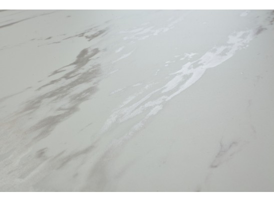 Стол CREMONA 180 KL-99 Белый мрамор матовый, итальянская керамика / белый каркас в Набережных Челнах