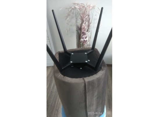 Стул HERMAN 360 град. ГРАФИТ #14, велюр / черный каркас в Набережных Челнах