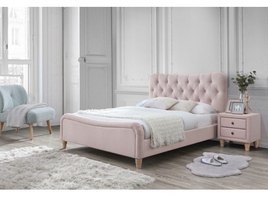 Кровать SWEET JAZMIN 160*200 ткань Grey 2 в Набережных Челнах Кровать SWEET JAZMIN 160*200 ткань Grey 2 в Набережных Челнах