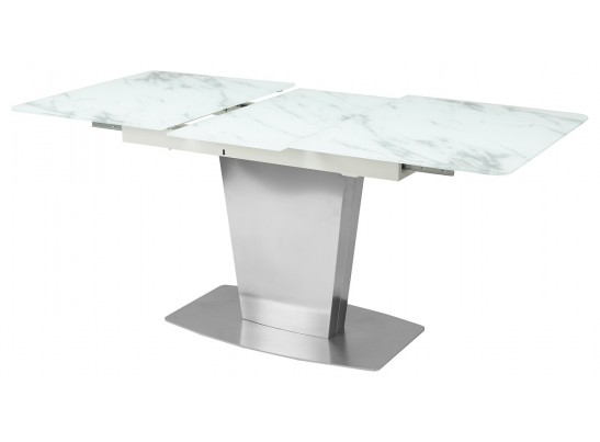 Стол CASTSTEEL 130 GLASS ПОД МРАМОР в Набережных Челнах