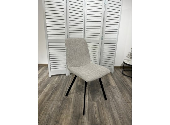 Стул ELVIS WZ2042-02 светло-бежевый фактурный велюр / черный каркас в Набережных Челнах