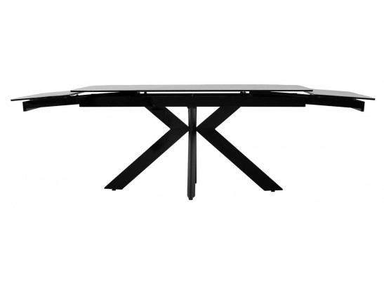 Стол BELLUNO 160 MARBLES KL-99 Белый мрамор матовый, итальянская керамика/ черный каркас, ®DISAUR в Набережных Челнах