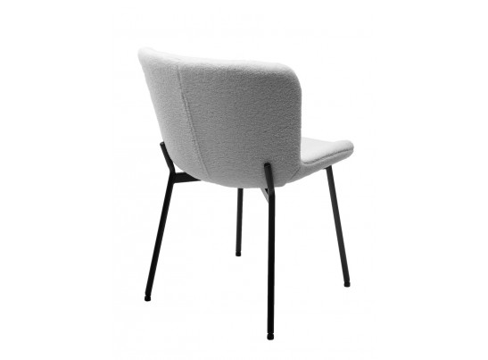 Стул RIYA UF992-01 Белый, teddy / черный каркас в Набережных Челнах