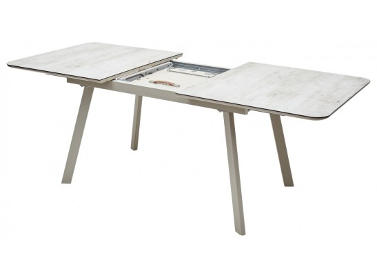 Стол ARUBA 160 BEIGE/ CAPPUCINO глазурованное стекло в Набережных Челнах