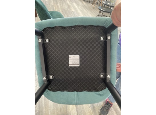 Стул VENA, цвет B28 Темно-серый, велюр/ черный каркас в Набережных Челнах