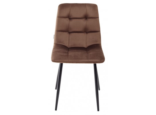 Стул CHILLI G062-10 шоколадный, велюр / черный каркас в Набережных Челнах