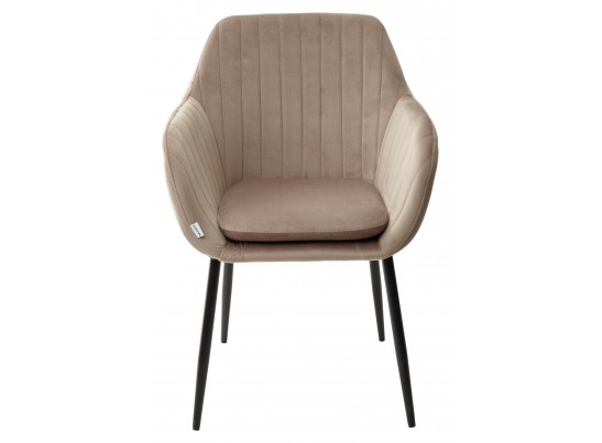 Стул ALABAMA BLUVEL-40 BEIGE, велюр / черный каркас в Набережных Челнах
