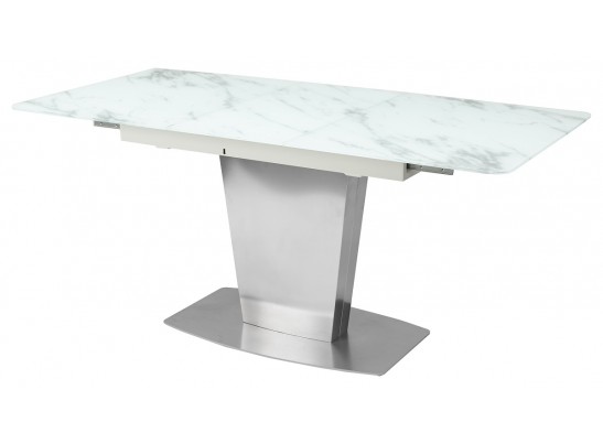 Стол CASTSTEEL 130 GLASS ПОД МРАМОР в Набережных Челнах
