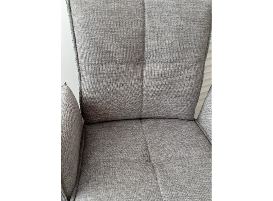 Стул PONCE 360 град. поворот. Brego-07 Серый, ткань/ XD841-16 Серый, букле/ Черный, ®DISAUR в Набережных Челнах