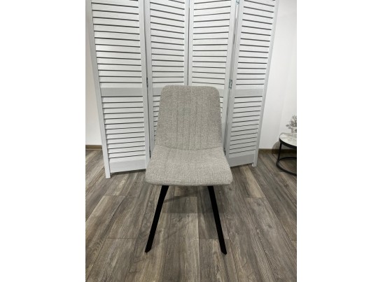 Стул ELVIS WZ2042-02 светло-бежевый фактурный велюр / черный каркас в Набережных Челнах