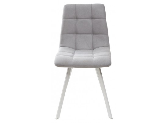 Стул CHILLI SQUARE UF860-02B серо-голубой, ткань/ белый каркас в Набережных Челнах Стул CHILLI SQUARE UF860-02B серо-голубой, ткань/ белый каркас в Набережных Челнах