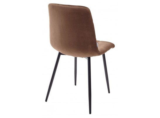 Стул CHILLI G062-10 шоколадный, велюр / черный каркас в Набережных Челнах