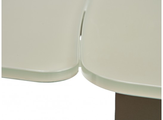 Стол ELIOT 120 GREY9 матовое стекло цвет шампань/ GREY9 каркас в Набережных Челнах