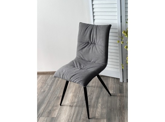 Стул CIRA VT7002-29 Серый, без "пальчиковый" велюр/ черный каркас в Набережных Челнах