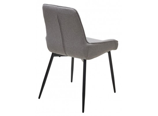 Стул CARACAS Barrel-83 Серый, ткань / черный каркас Товарный знак DISAUR в Набережных Челнах Стул CARACAS Barrel-83 Серый, ткань / черный каркас Товарный знак DISAUR в Набережных Челнах