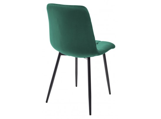 Стул CHILLI G062-18 зеленый, велюр / черный каркас в Набережных Челнах
