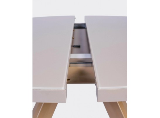 Стол МОНТЕН 120 Капучино, стекло / Капучино, в Набережных Челнах