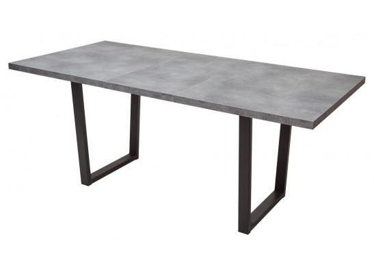Стол ЛОФТ 138 Бетон Портленд/ Черный в Набережных Челнах