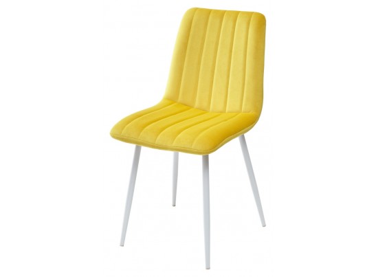 Стул DUBLIN G108-22 золотая осина, велюр / белый каркас в Набережных Челнах