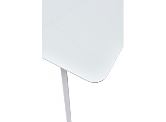Стол АРУБА 140 Белый, стекло / белый каркас в Набережных Челнах