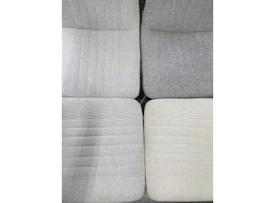 Стул ELVIS WZ2042-02 светло-бежевый фактурный велюр / белый каркас в Набережных Челнах