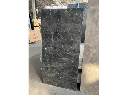 Стол ALES 180 BLACK GRAVE SOLID CERAMIC, керамика / бронзовый, ®DISAUR в Набережных Челнах