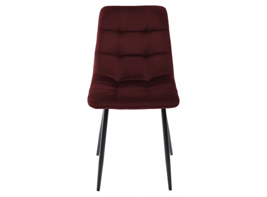 Стул CHILLI G062-36 бургунди, велюр / черный каркас в Набережных Челнах