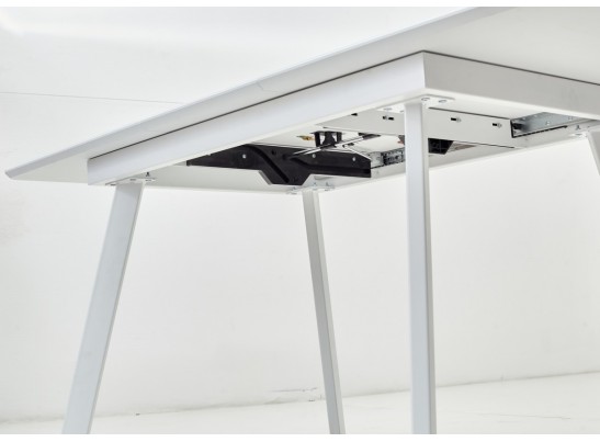 Стол АРУБА 140 Белый, стекло / белый каркас в Набережных Челнах