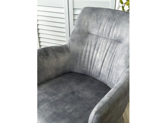 Стул DANTE 360 град. поворот. VT5001-7 античный светло-серый, велюр без "пальчиковый"/черный, DISAUR в Набережных Челнах Стул DANTE 360 град. поворот. VT5001-7 античный светло-серый, велюр без "пальчиковый"/черный, DISAUR в Набережных Челнах