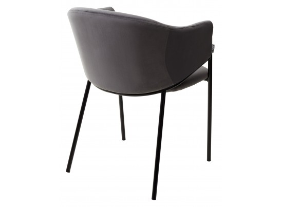 Стул DILL BLUVEL-14 серый, велюр / черный каркас, в Набережных Челнах