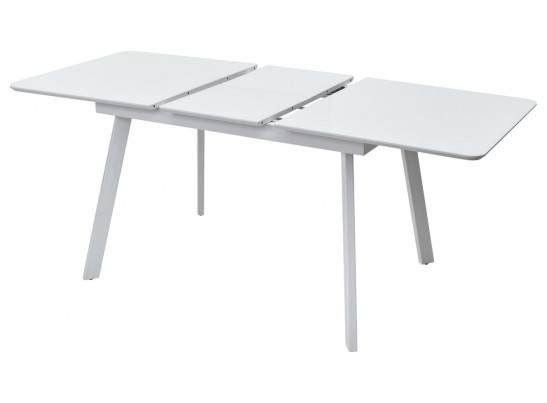 Стол АРУБА 140 Белый, стекло / белый каркас в Набережных Челнах