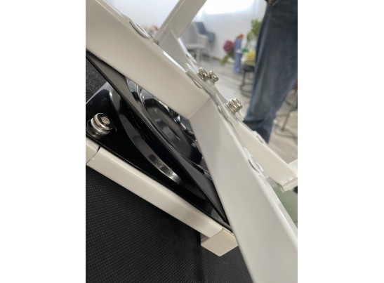 Стул MAVERICK 360 град. поворот. BLUVEL-03 LIGHT GREY, велюр/ белый каркас, в Набережных Челнах