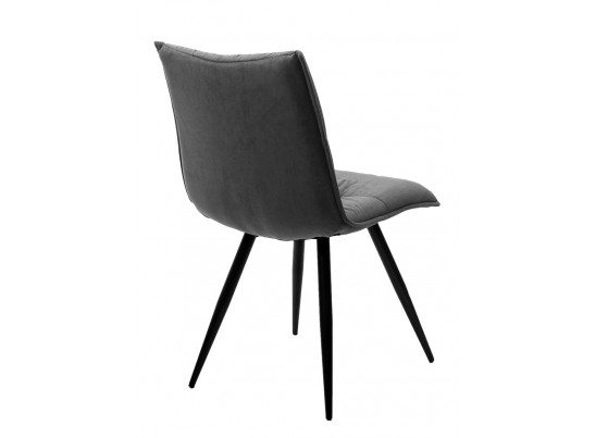 Стул CIRA VT7002-29 Серый, без "пальчиковый" велюр/ черный каркас в Набережных Челнах