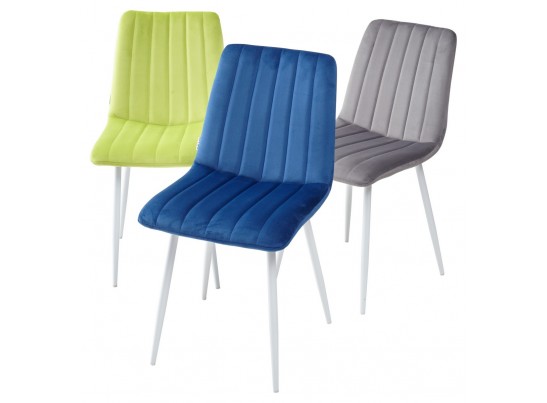 Стул DUBLIN G108-22 золотая осина, велюр / белый каркас в Набережных Челнах