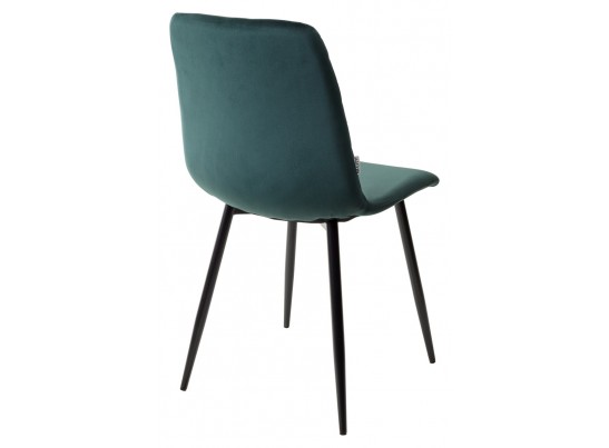 Стул DUKE BLUVEL-78 GREEN, велюр / черный каркас в Набережных Челнах
