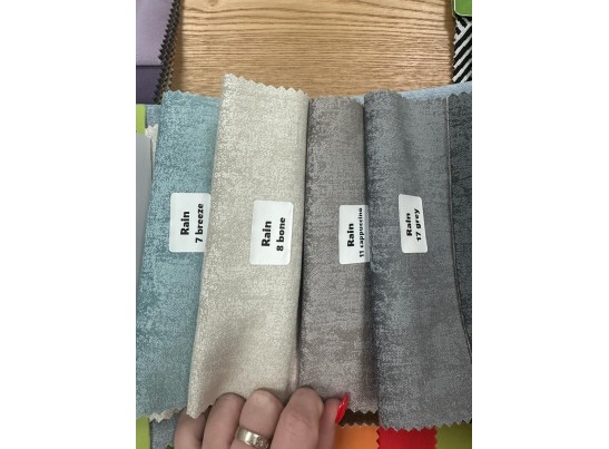 Стул ДИЛЛ, цвет RAIN 17 серый, велюр / черный каркас в Набережных Челнах